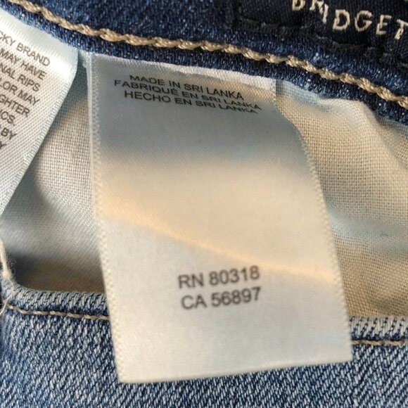Lucky Brand Womens Jeans Size 10/30 High-Rise Skinny Bridgette Button Fly Blue - Picture 11 of 16